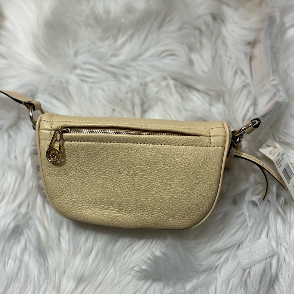 Michael Kors Cream Crossbody Belt Bag - Picture 6 of 14